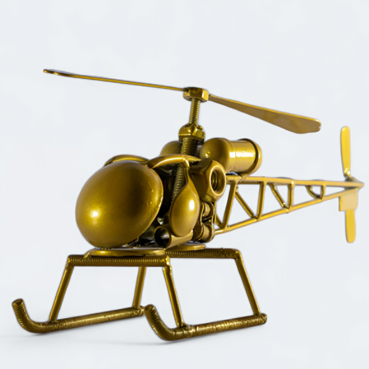 Enhancing Your Space with Metal Helicopter Art By Metal fry