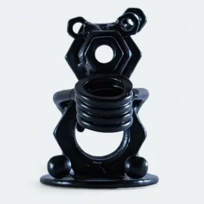 Bear Pen Holder Inspired Recycled Metal Art Sculpture
