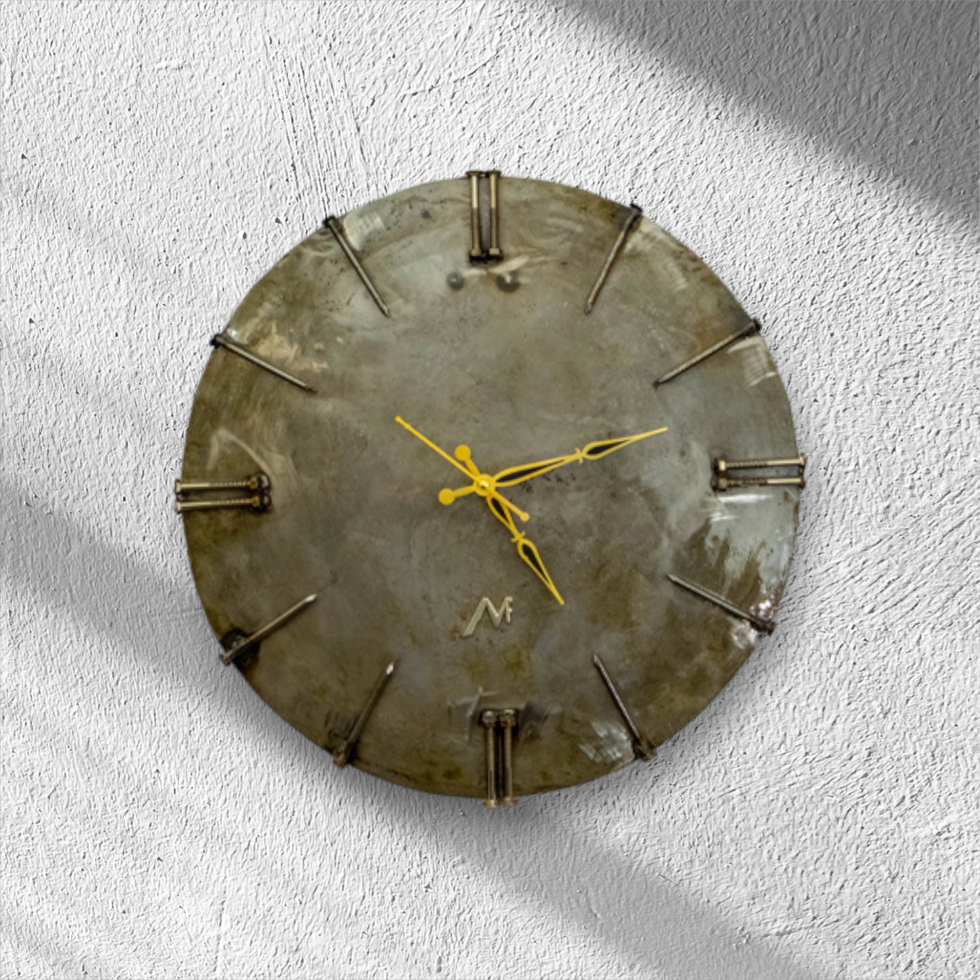 Metal Wall Clock – Sturdy Iron Sheet