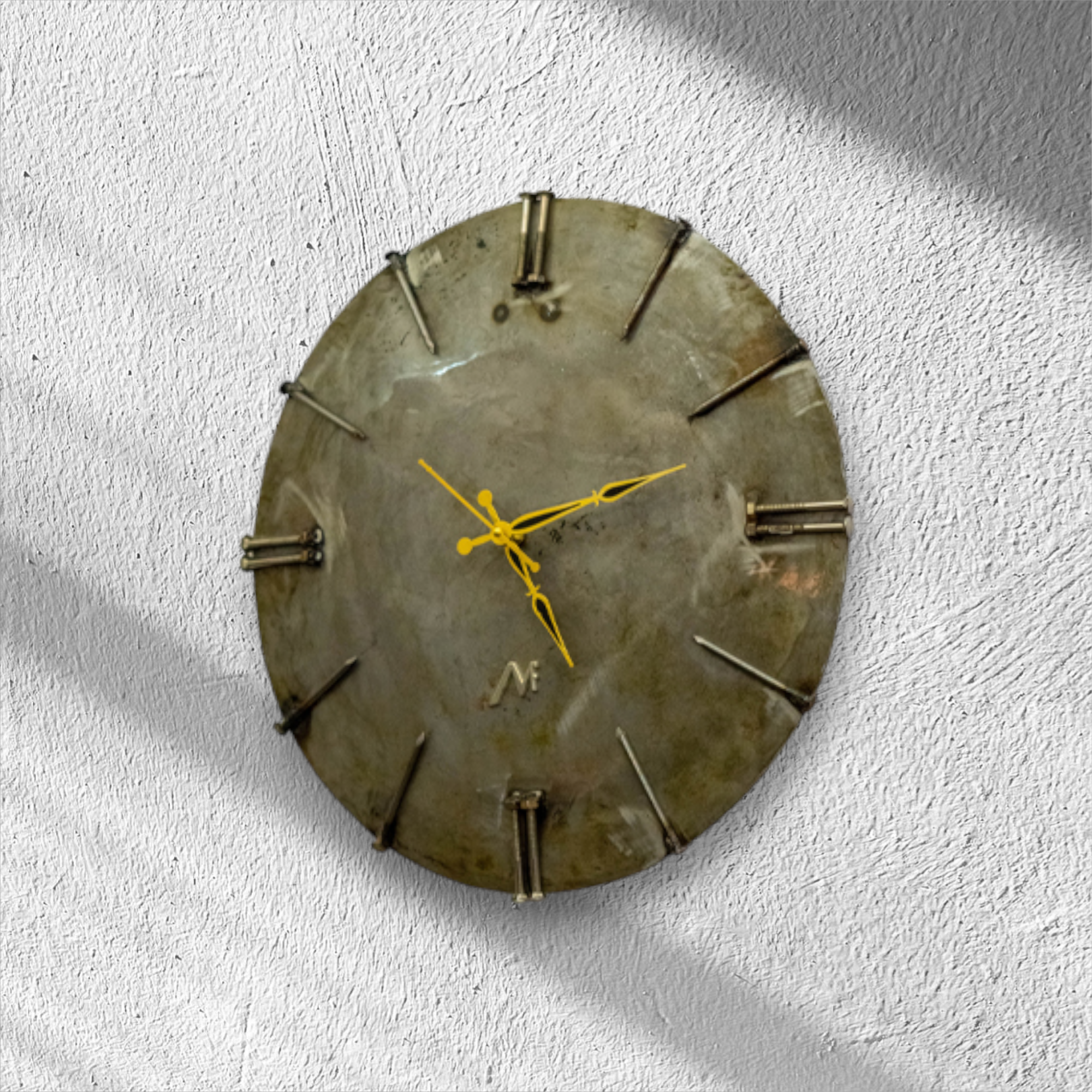 Metal Wall Clock – Sturdy Iron Sheet