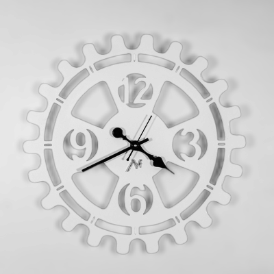 Metal Wall Clock – Sturdy Iron Sheet – Wall Decoration for Living Room – Medieval Home Decor
