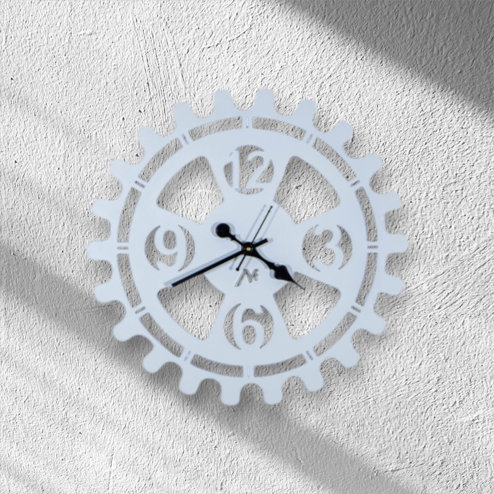 Metal Wall Clock – Sturdy Iron Sheet – Wall Decoration for Living Room – Medieval Home Decor