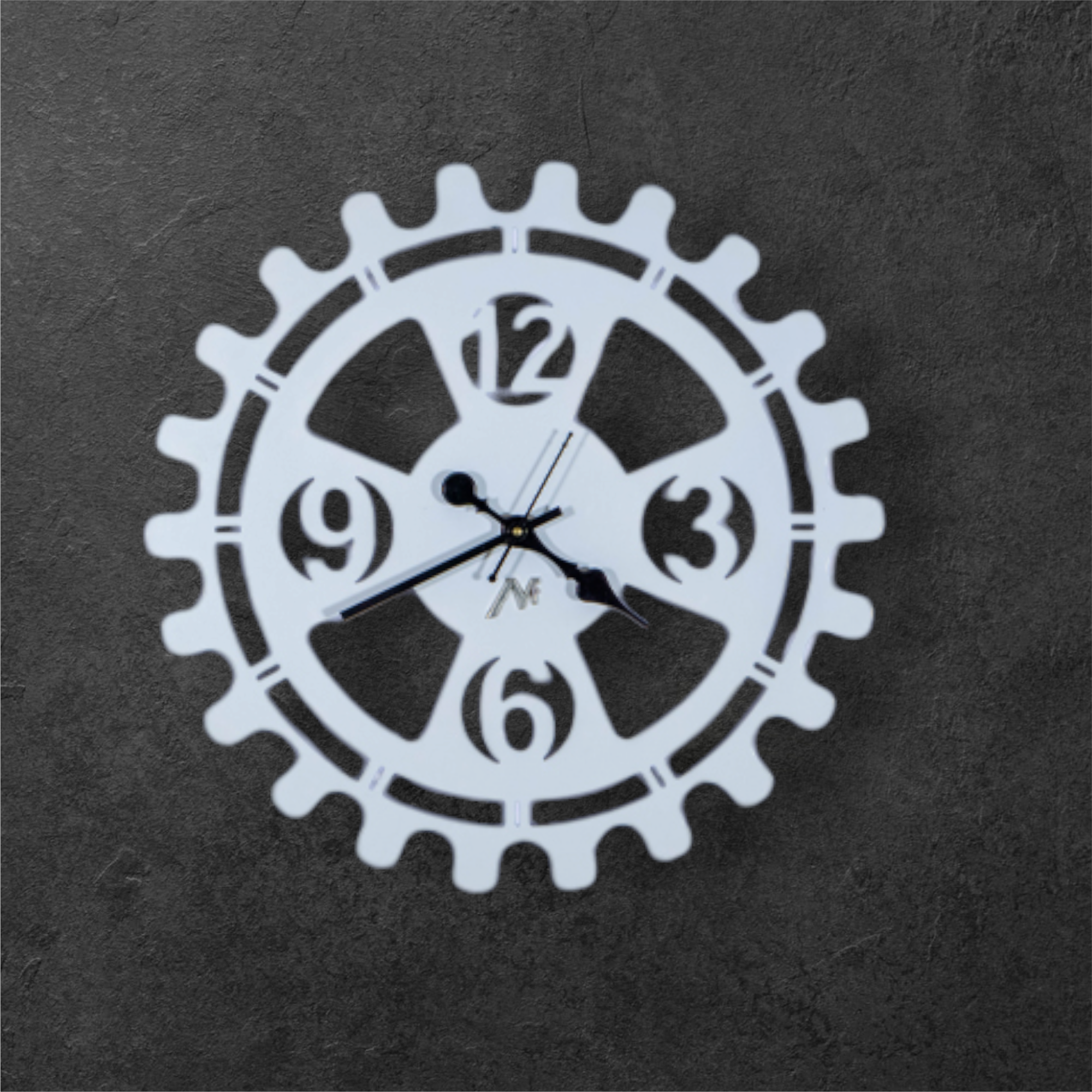 Metal Wall Clock – Sturdy Iron Sheet – Wall Decoration for Living Room – Medieval Home Decor