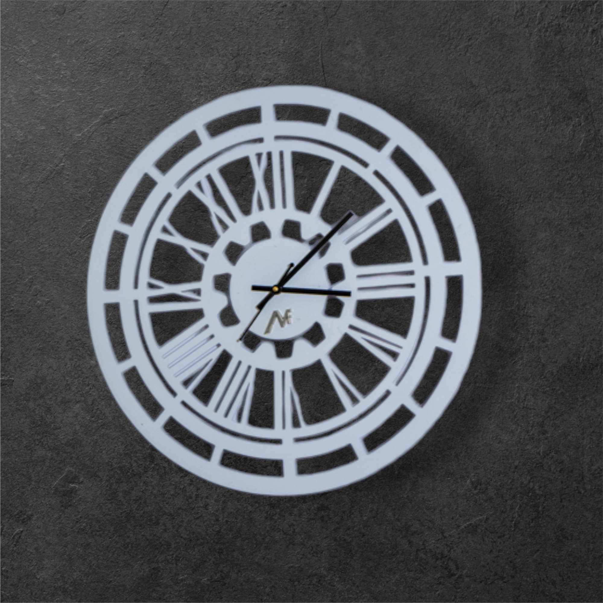 Metal Wall Clock – Sturdy Iron Sheet – Wall Decoration for Living Room – Medieval Home Decor