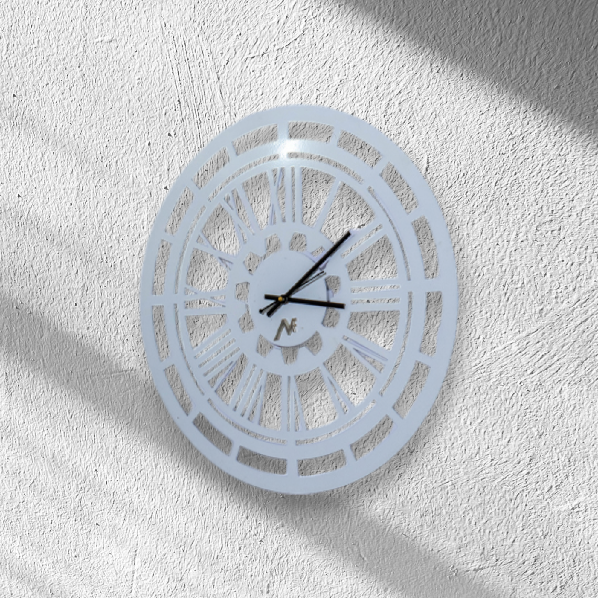 Metal Wall Clock – Sturdy Iron Sheet – Wall Decoration for Living Room – Medieval Home Decor