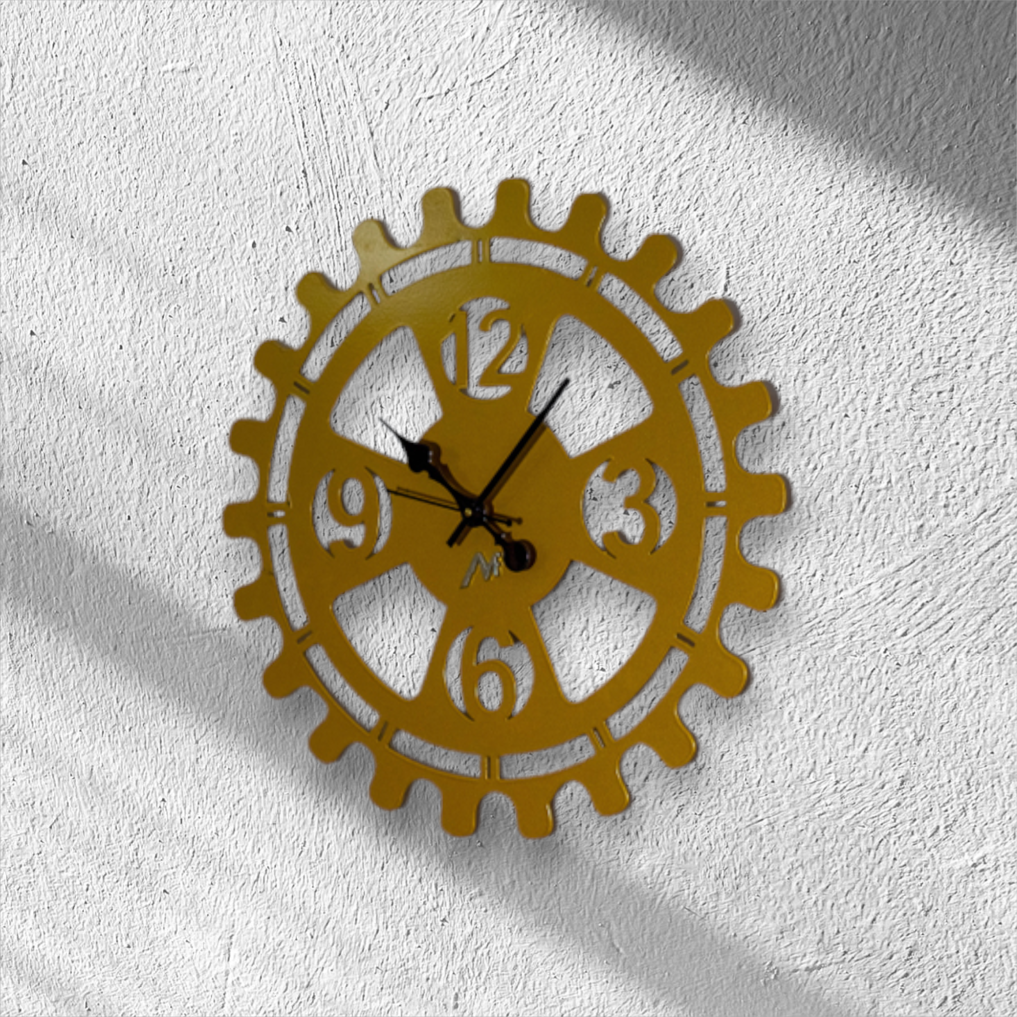 Metal Wall Clock – Sturdy Iron Sheet – Wall Decoration for Living Room – Medieval Home Decor