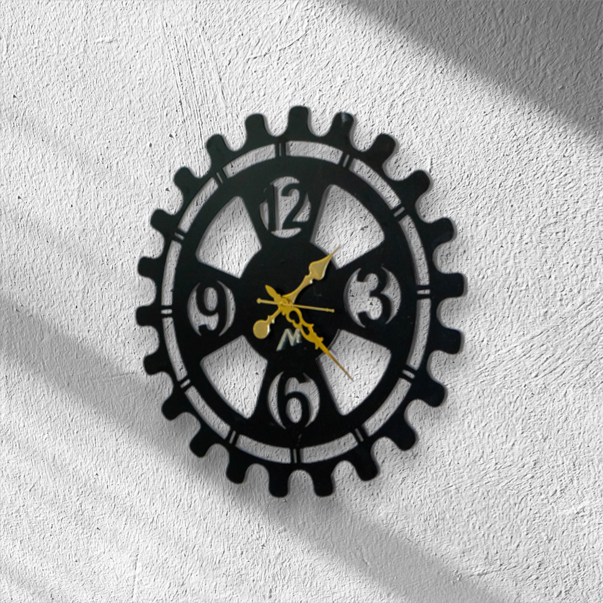 Metal Wall Clock – Sturdy Iron Sheet – Wall Decoration for Living Room – Medieval Home Decor
