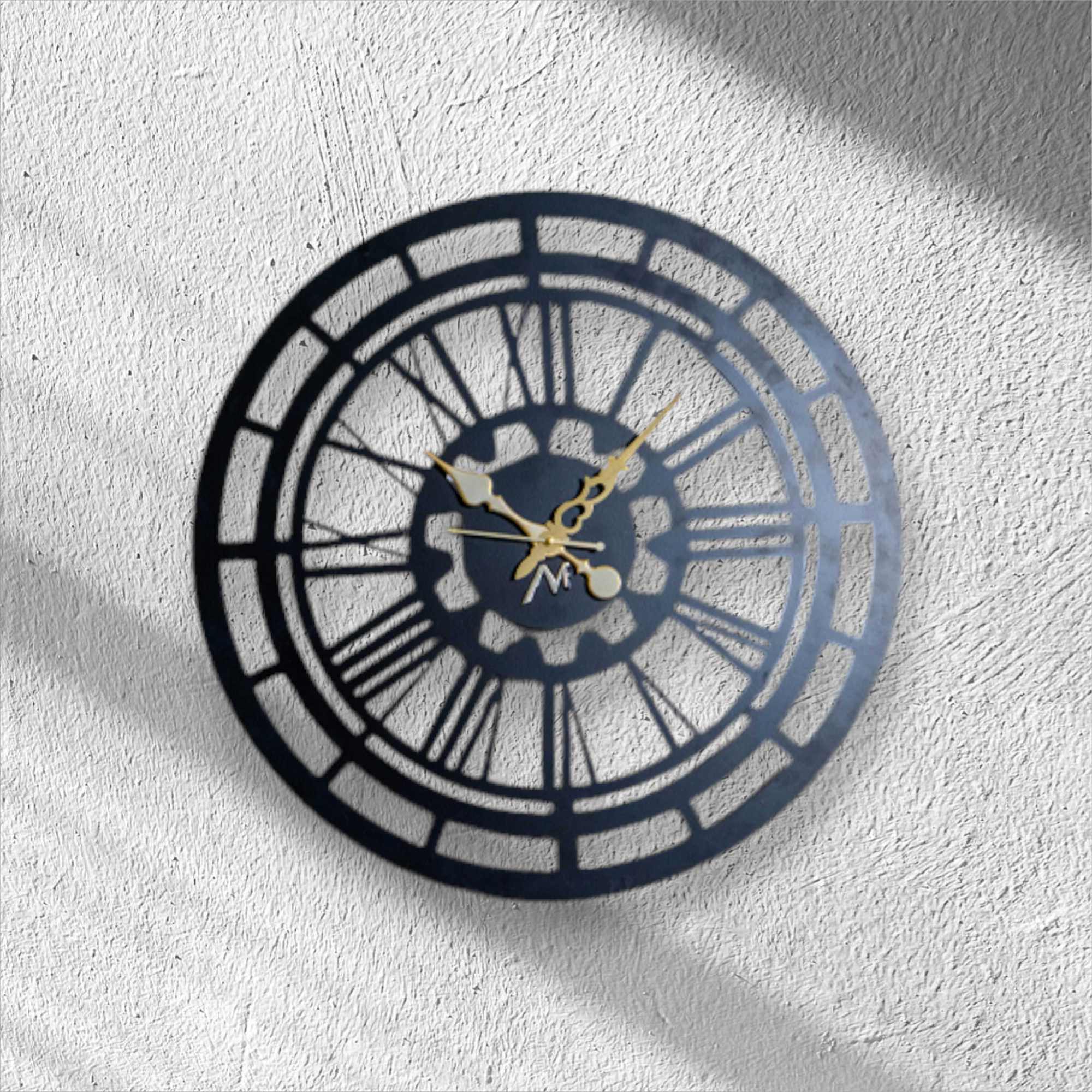Metal Wall Clock – Sturdy Iron Sheet