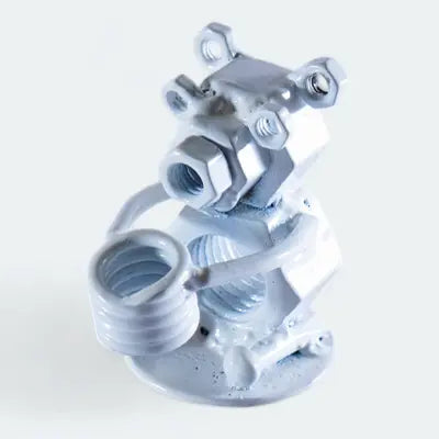 Bear Pen Holder Inspired Recycled Metal Art Sculpture