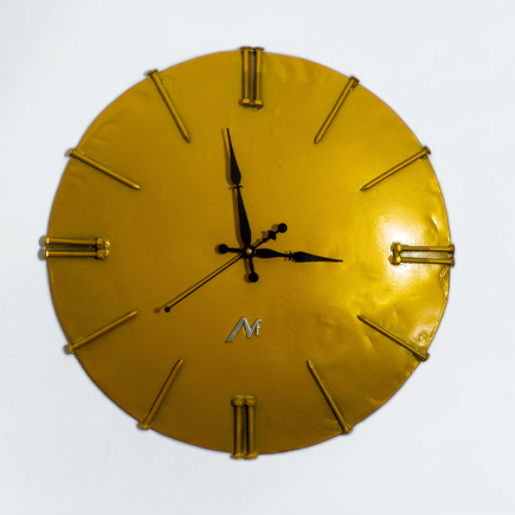 Metal Wall Mini Clock – Sturdy Iron Sheet