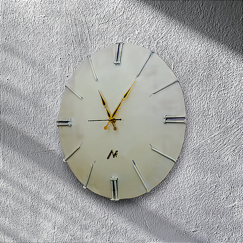 Metal Wall Mini Clock – Sturdy Iron Sheet