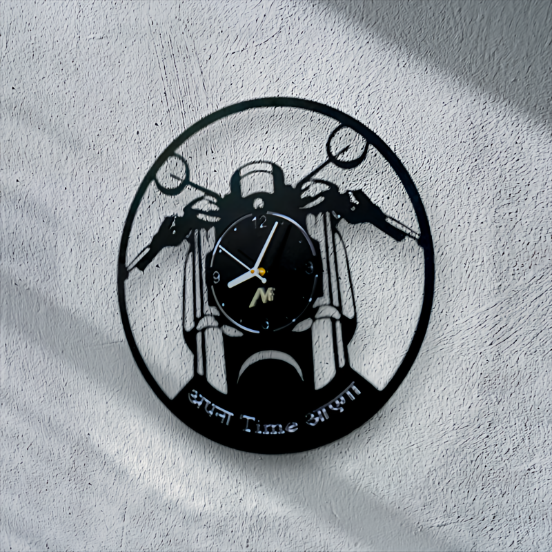 Metal Wall Clock – Sturdy Iron Sheet – Wall Decoration for Living Room – Medieval Home Decor