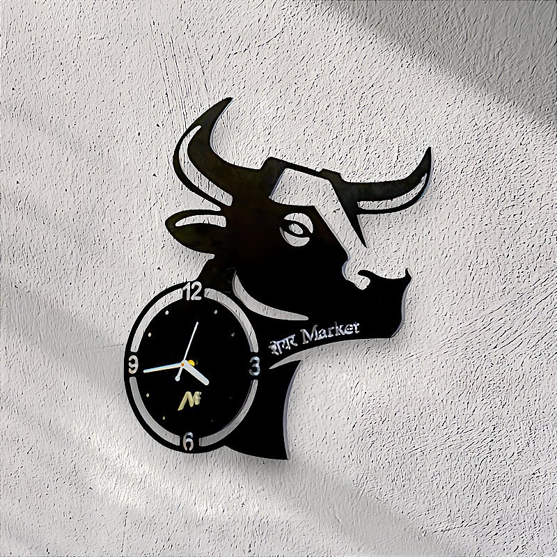 Metal Wall Clock – Sturdy Iron Sheet